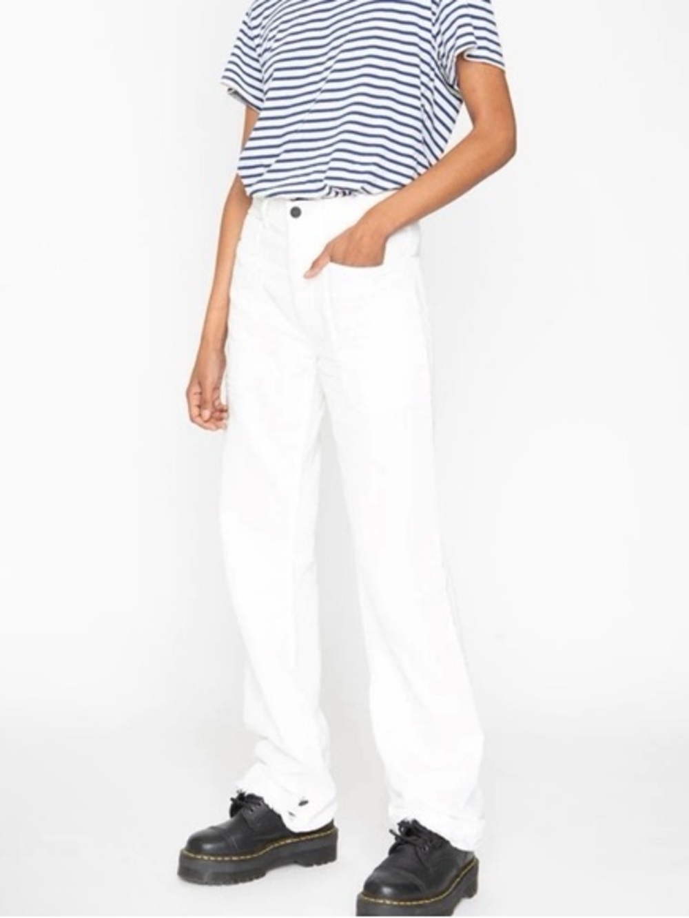 FREE PEOPLE X SANDRINE ROSE UTILITY PANTS